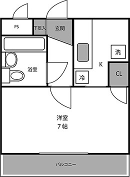 北円山間取り